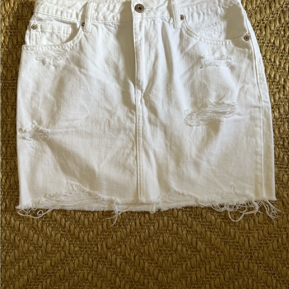 Pistola White Denim Skirt Size 30